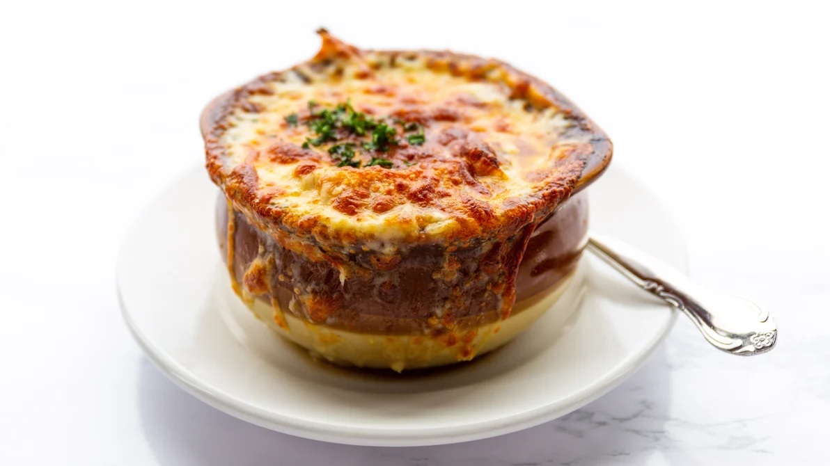 Order Crock French Onion Soup food online from Larry Ii Restaurant store, Vineland on bringmethat.com