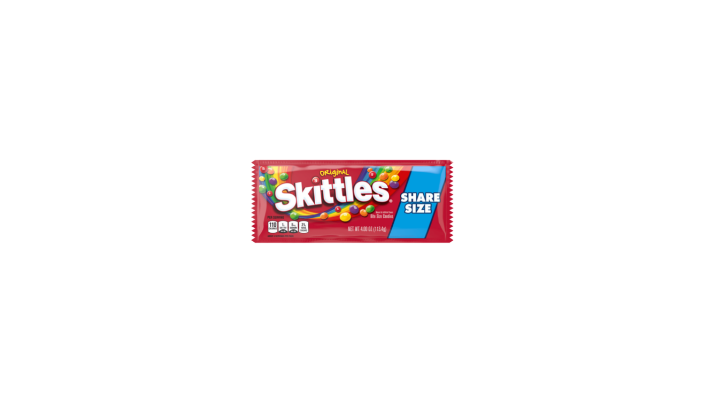 Order Skittles Original Share Size Candy  food online from Luv Mart store, Santa Cruz on bringmethat.com