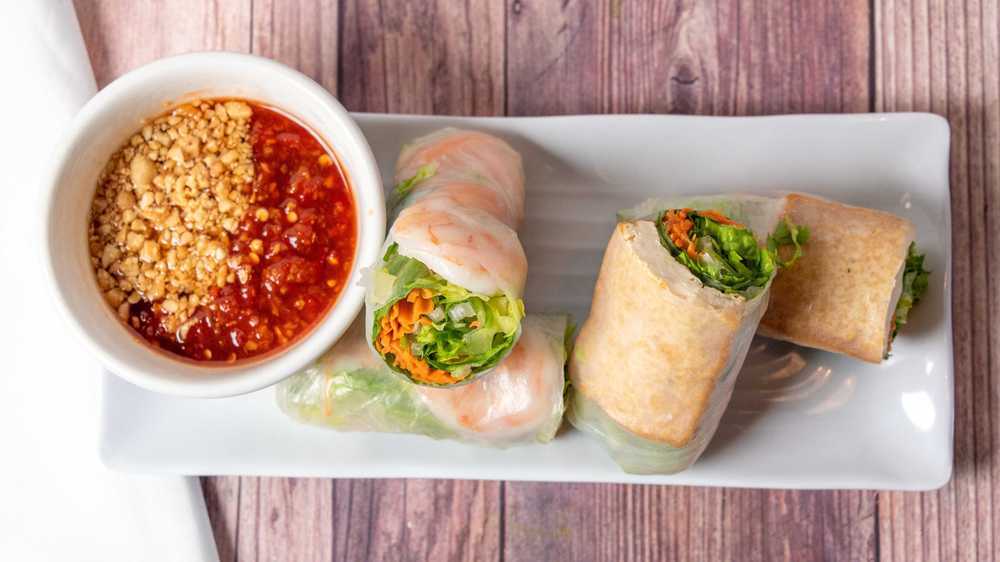 Order 5. Spring Rolls food online from Mekong Lao Thai Cuisine store, San Diego on bringmethat.com
