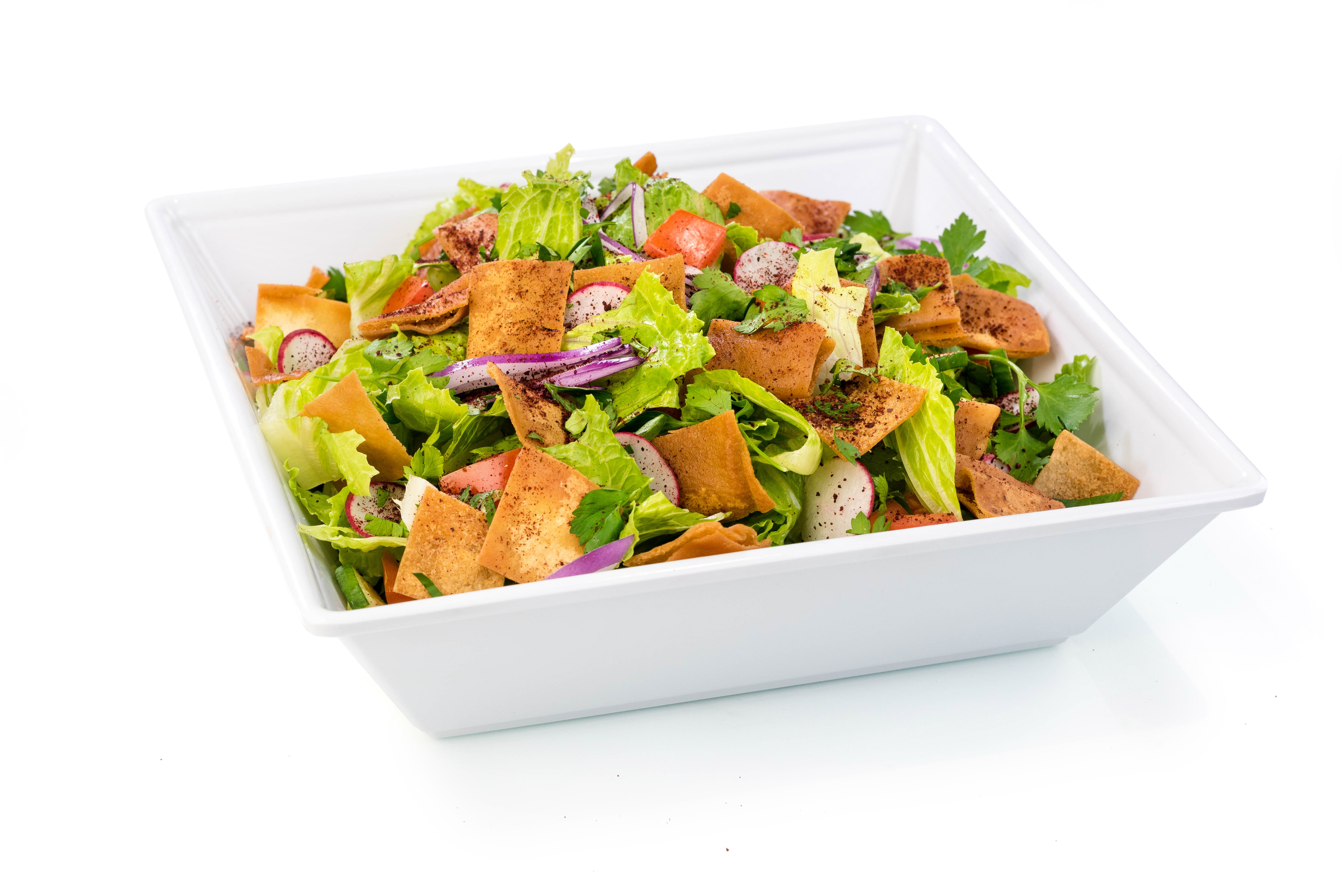 Order Fattoush Salad food online from Cafe Du Liban store, Los Angeles on bringmethat.com