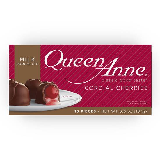 Order Queen Anne Milk Chocolate Cordial Cherries - 6.6 oz food online from Rite Aid store, LEHIGHTON on bringmethat.com
