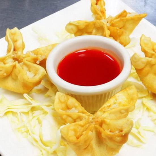 Order Cheese Wonton (6 pcs) food online from Lucky Wok Chinese Food store, Ontario on bringmethat.com