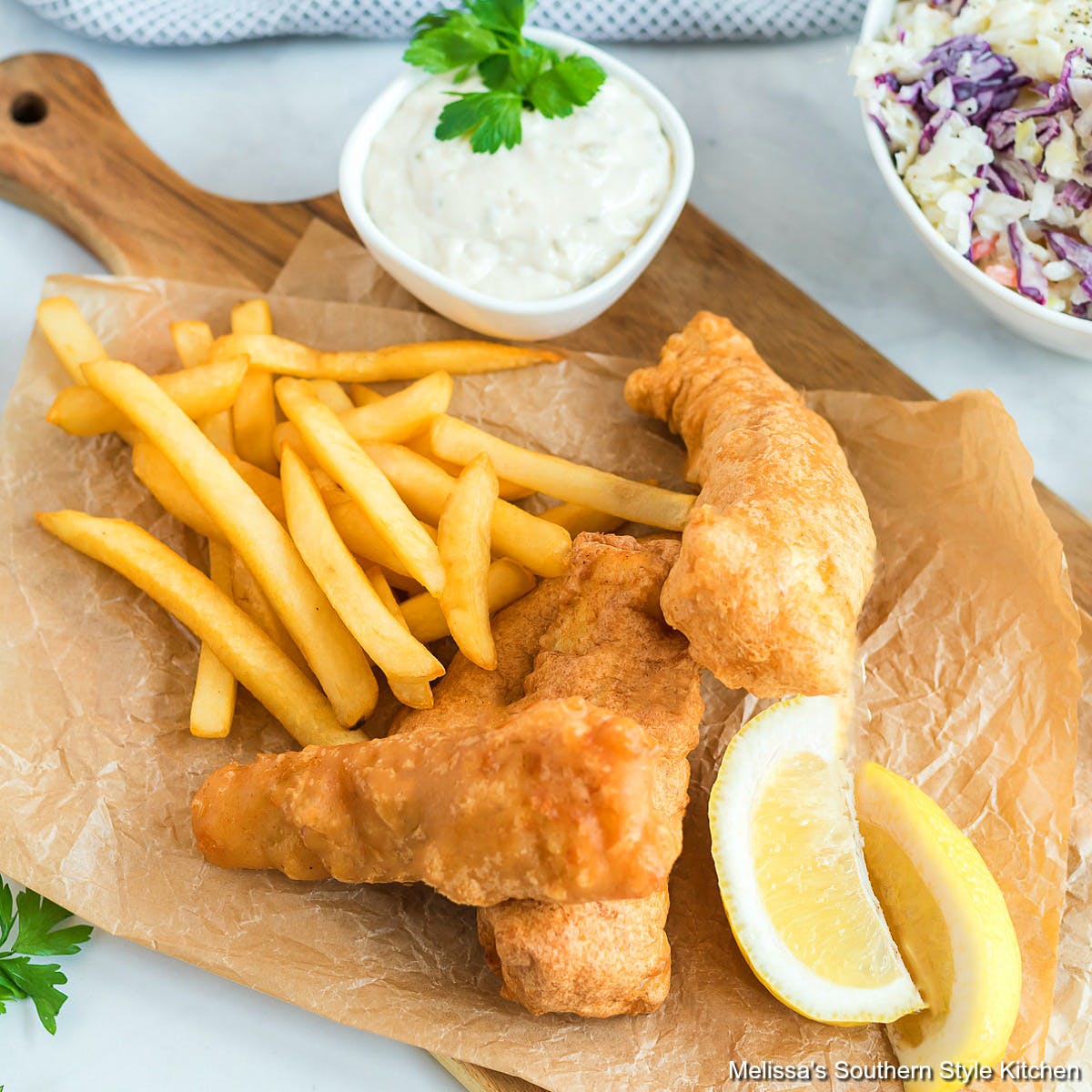 Order Fish & Chips - Appetizer food online from Cafe Lark store, Albany on bringmethat.com
