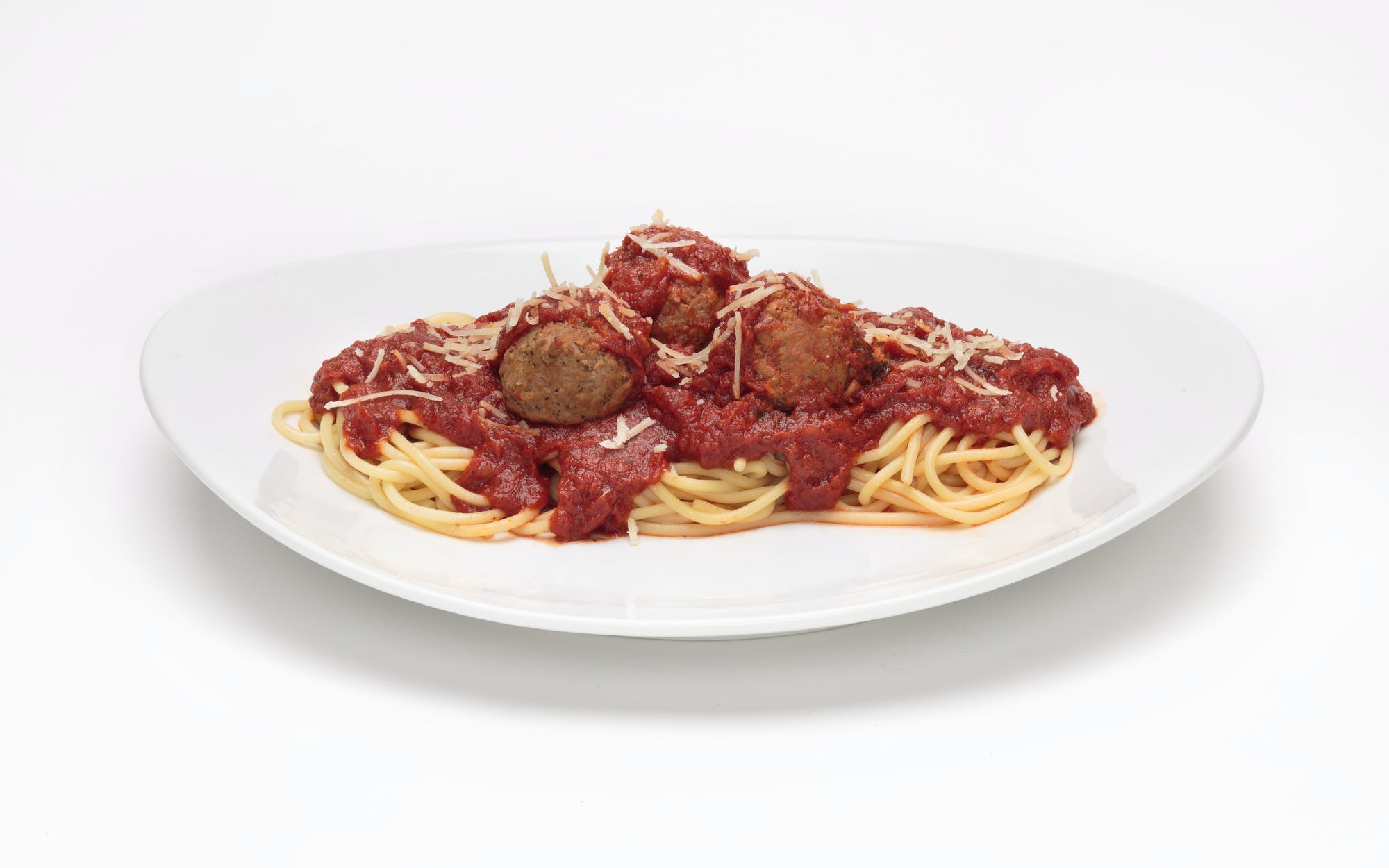 Order Spaghetti & Meatballs - Pasta food online from Oggi Sports | Brewhouse | Pizza store, Mission Viejo on bringmethat.com