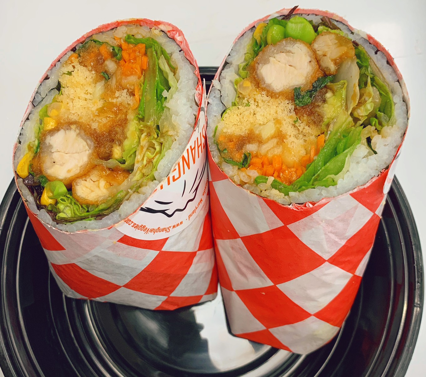 Order 1. Basil Chicken Asian Burrito food online from 168 Asian Burrito store, Olney on bringmethat.com