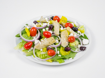 Order Greek Salad food online from Monstrous Pizza store, Covina on bringmethat.com