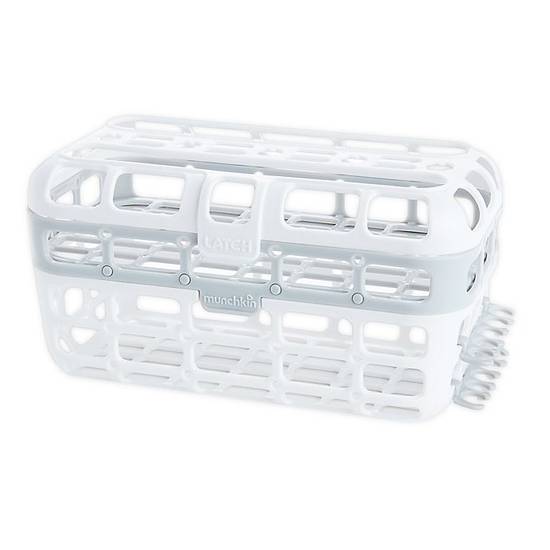 Order Munchkin®  High Capacity Dishwasher Basket in Grey/White food online from Bed Bath & Beyond store, Poughkeepsie on bringmethat.com