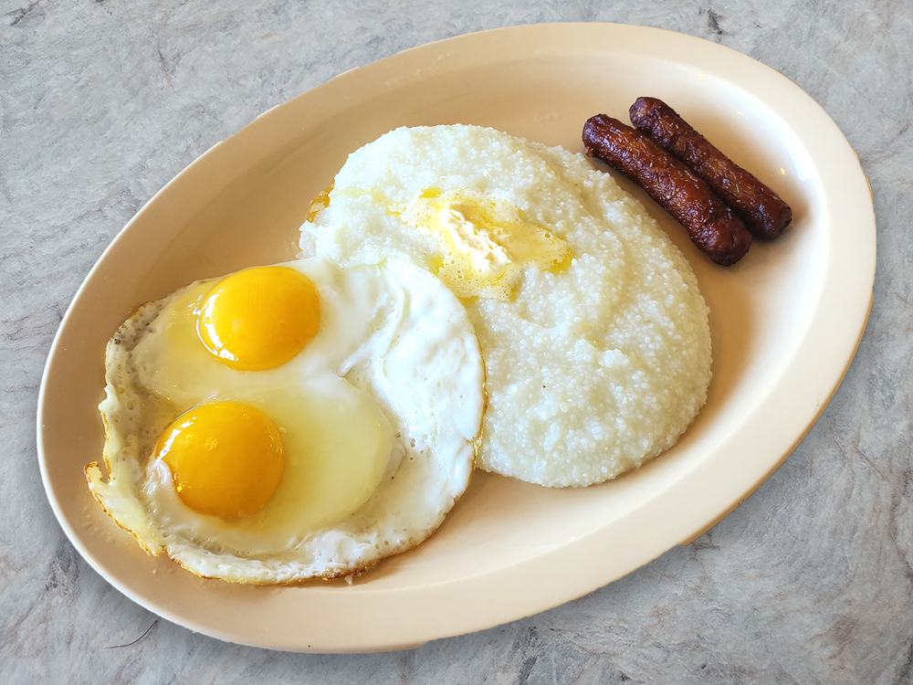 Order Grits Breakfast Special food online from Louis Place Burgers store, Long Beach on bringmethat.com
