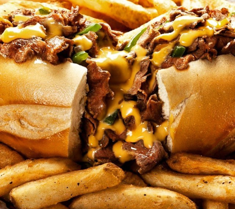 Order 7. Philly Cheesesteak Combo food online from New York Fried Chicken & Pizza store, Elizabeth on bringmethat.com