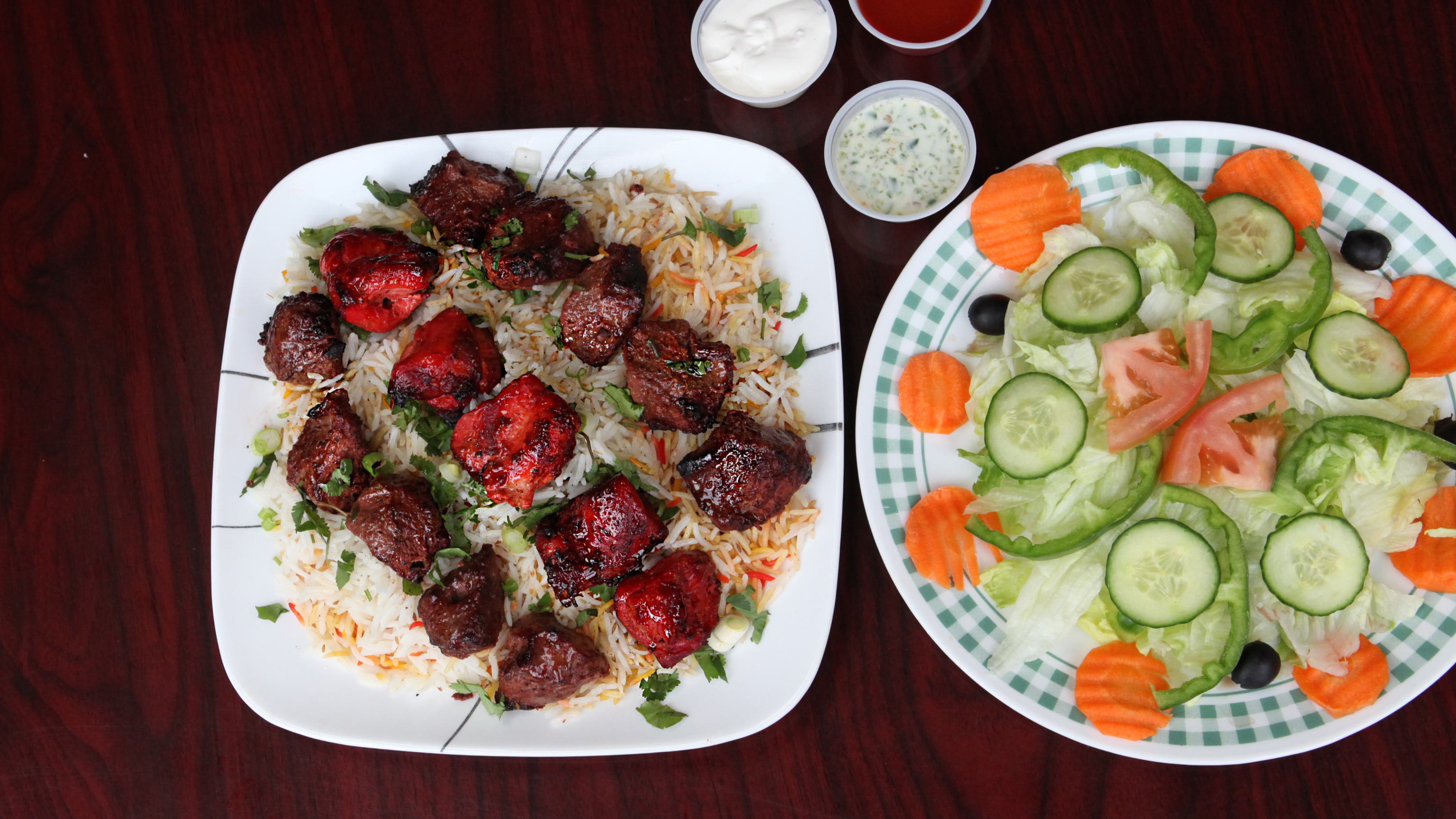 Order 17. Mix and Match Beef Tikka Platter food online from Peshawri Kebab store, Waltham on bringmethat.com