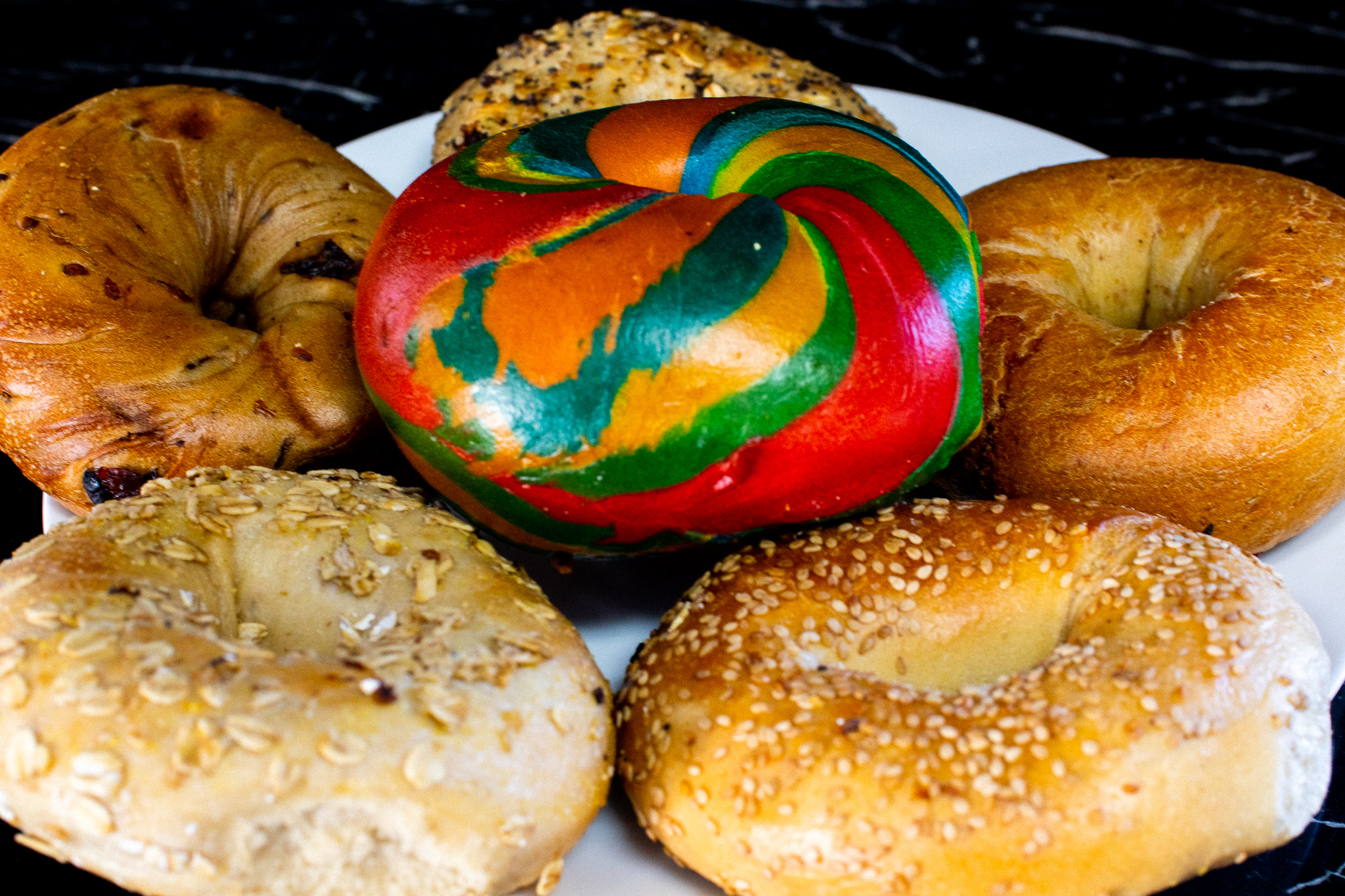 Order 1/2 Dozen Bagels (Assorted) food online from Ny Bagel store, Rancho Cucamonga on bringmethat.com