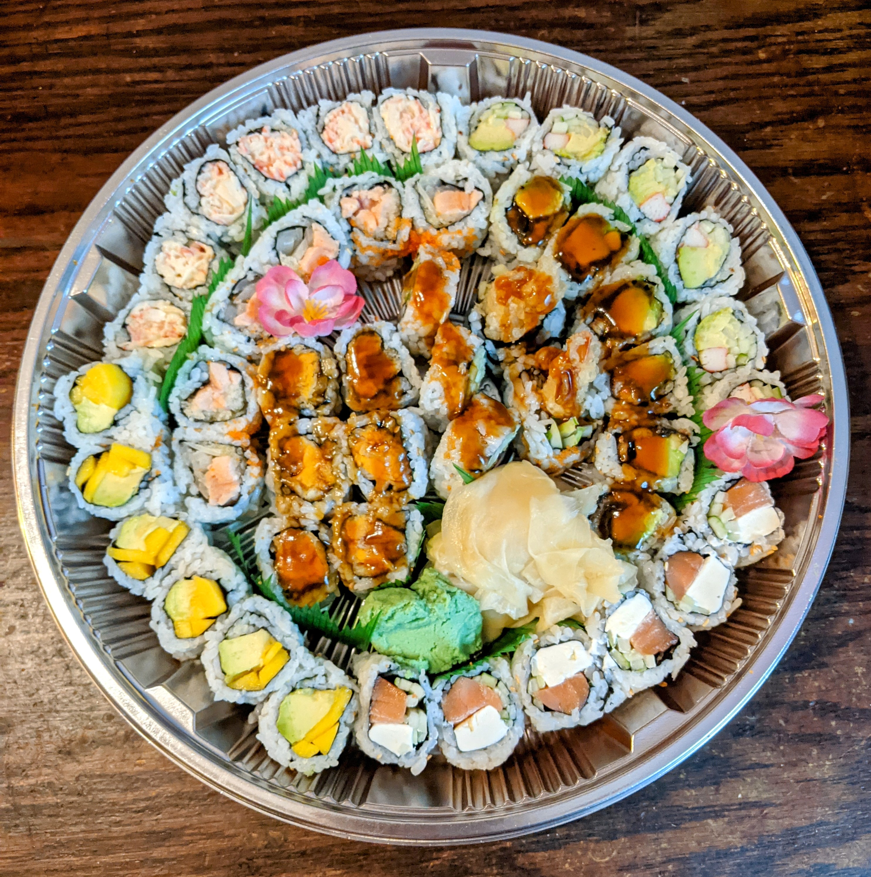 Order 1. Party Tray (47pc) food online from Bay Sushi store, Brooklyn on bringmethat.com