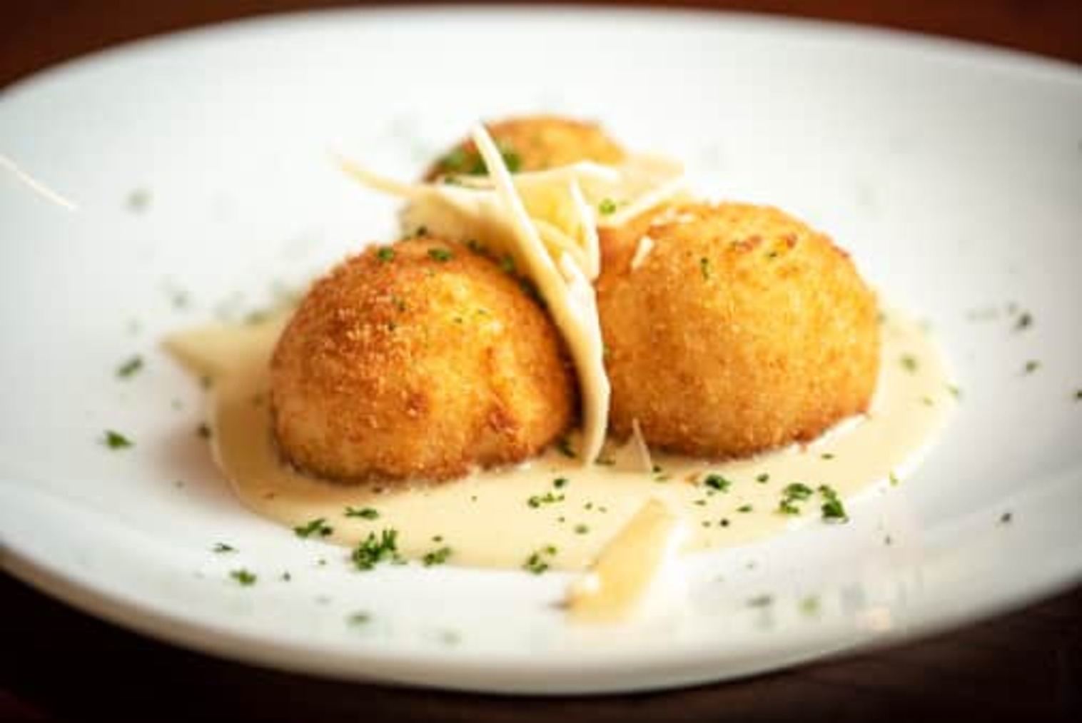 Order Risotto Fritters food online from Market Grille store, Manchester on bringmethat.com