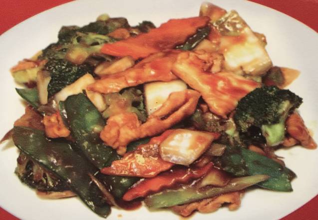 Order Chicken with Mixed Vegetables food online from Hunan Cafe store, Alexandria on bringmethat.com