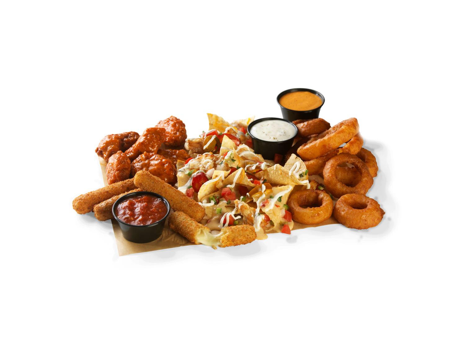 Order House Sampler food online from Wild Burger store, Knightdale on bringmethat.com