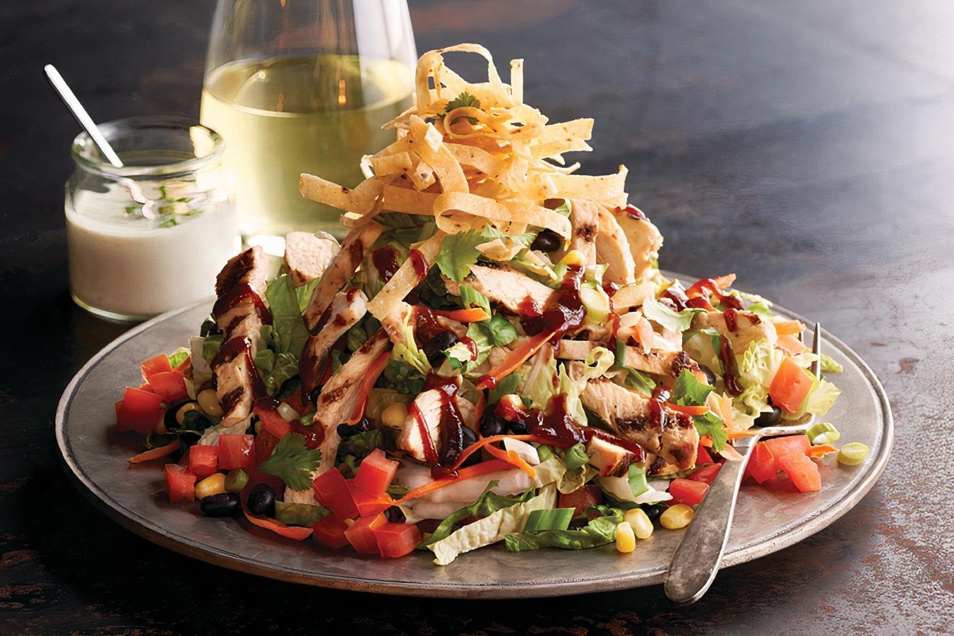 Order BBQ Chopped Salad food online from Fox and Hound store, Schaumburg on bringmethat.com