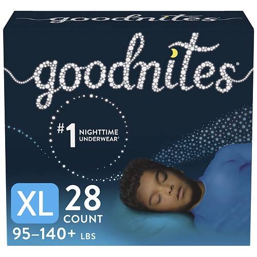 Order GoodNites Boys' Nighttime Bedwetting Underwear XL - 28.0 ea food online from Walgreens store, Willimantic on bringmethat.com