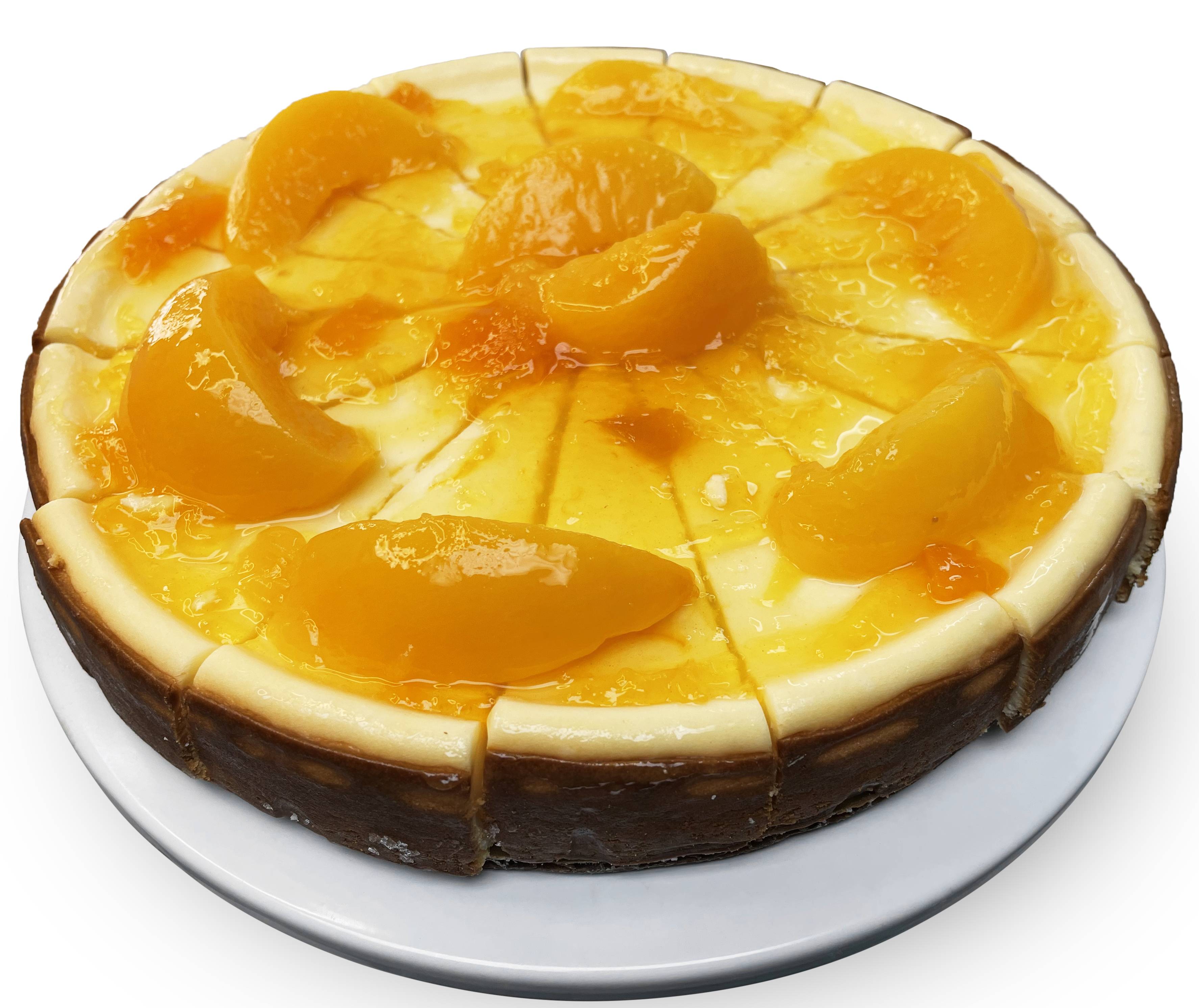 Order Andy Anand Tangy Peach Cheesecake 9" - 2 lbs food online from Andy Anand Chocolates store, Chino on bringmethat.com