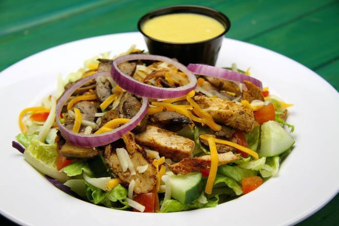 Order Grilled Chicken Salad food online from Beef O'Brady's store, Brimfield on bringmethat.com
