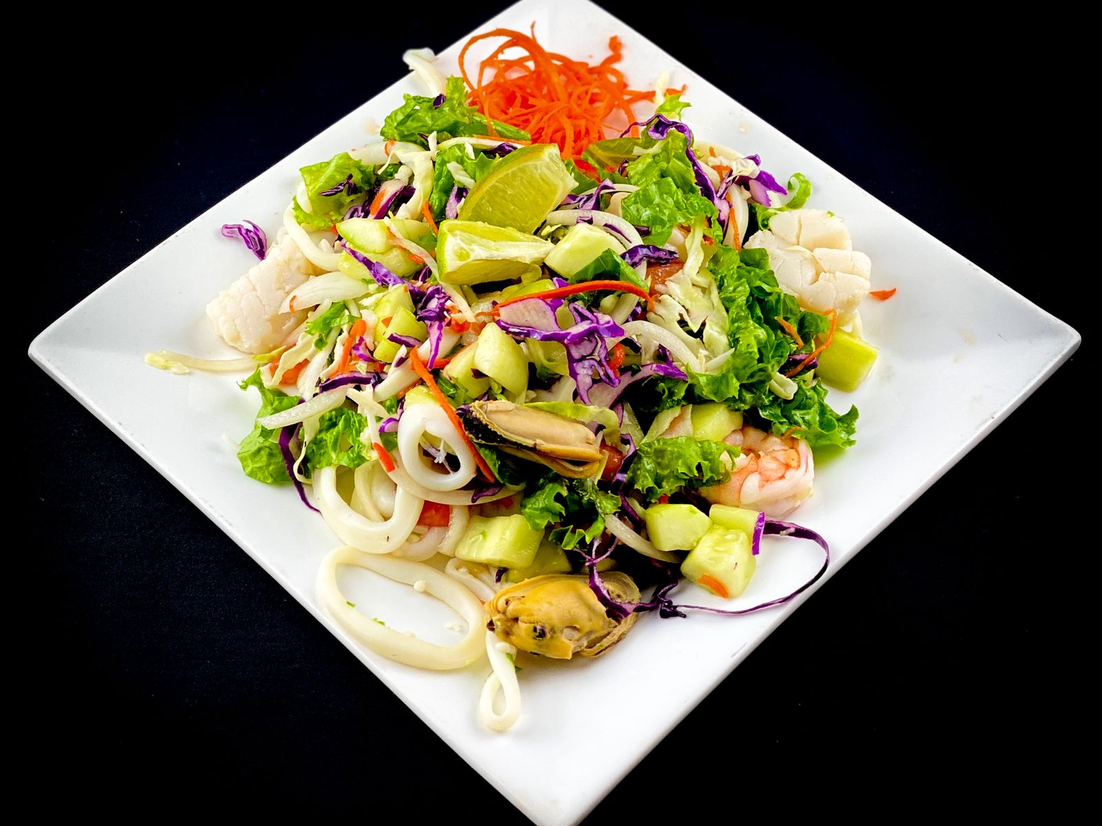 Order Seafood Salad food online from Malee's Thai Bistro on Main store, Scottsdale on bringmethat.com