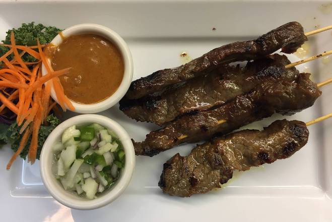 Order Beef Satay food online from Siam Square store, New York on bringmethat.com