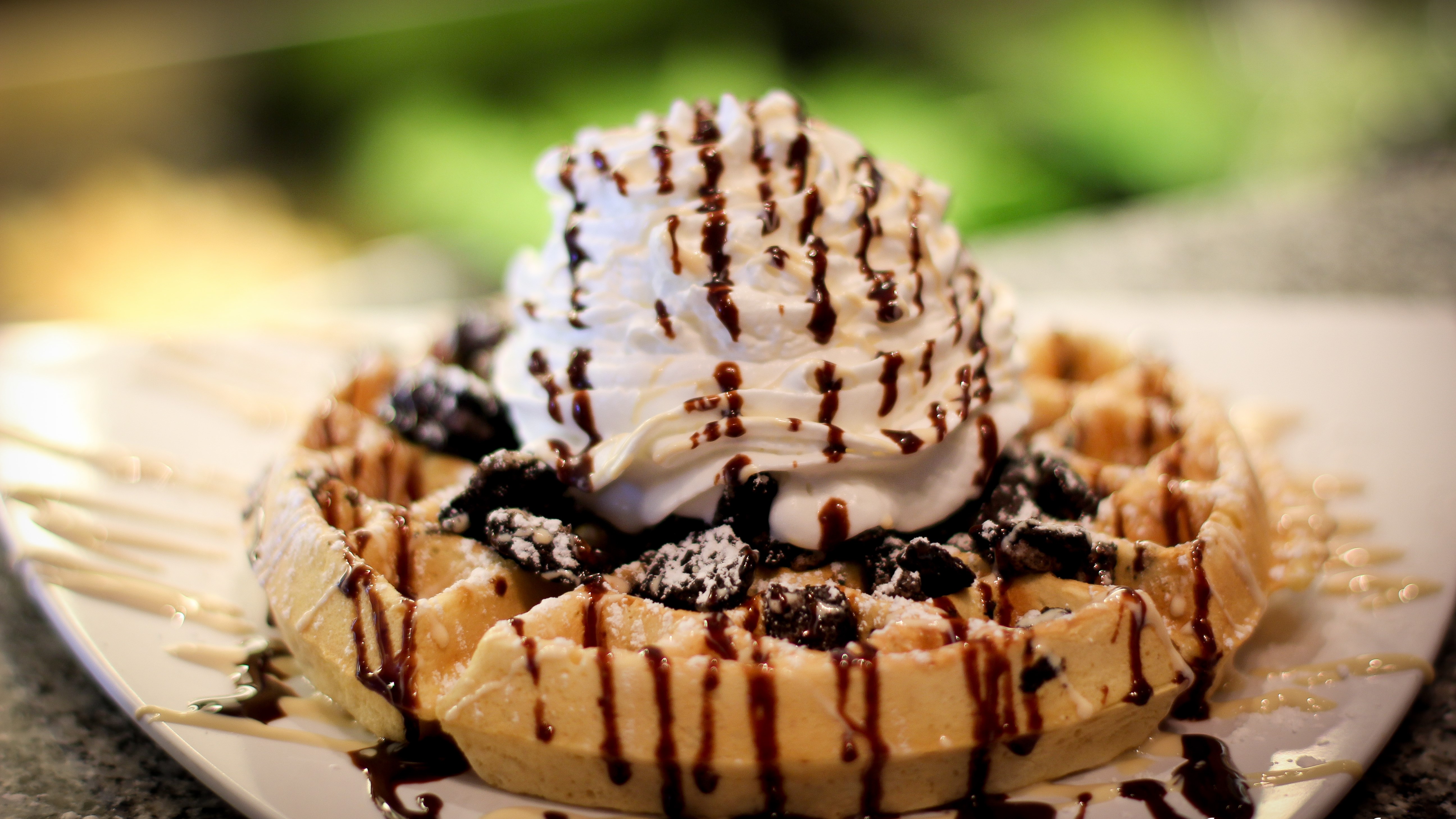 Order Oreo Baked Waffle food online from Long Island Coffee Company store, Selden on bringmethat.com