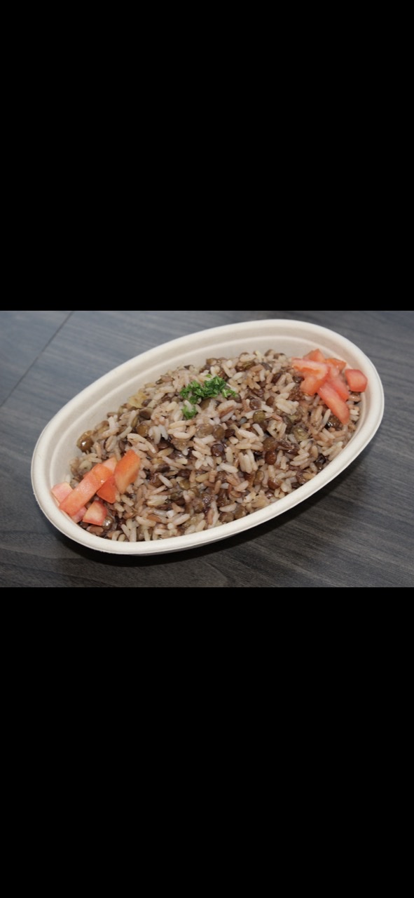 Order Mujaddara Rice food online from Baba Dari Mediterranean Grill store, Ann Arbor on bringmethat.com