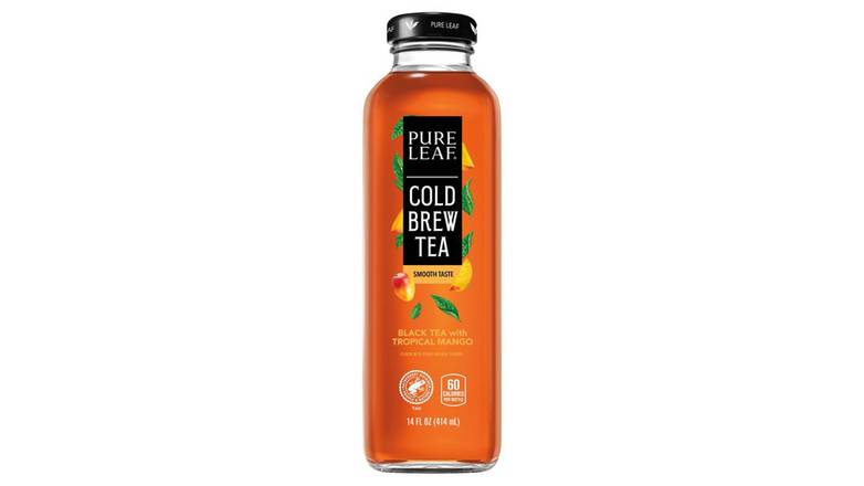 Order Pure Leaf Cold Brew Black Tea With Tropical Mango food online from Route 7 Food Mart store, Norwalk on bringmethat.com