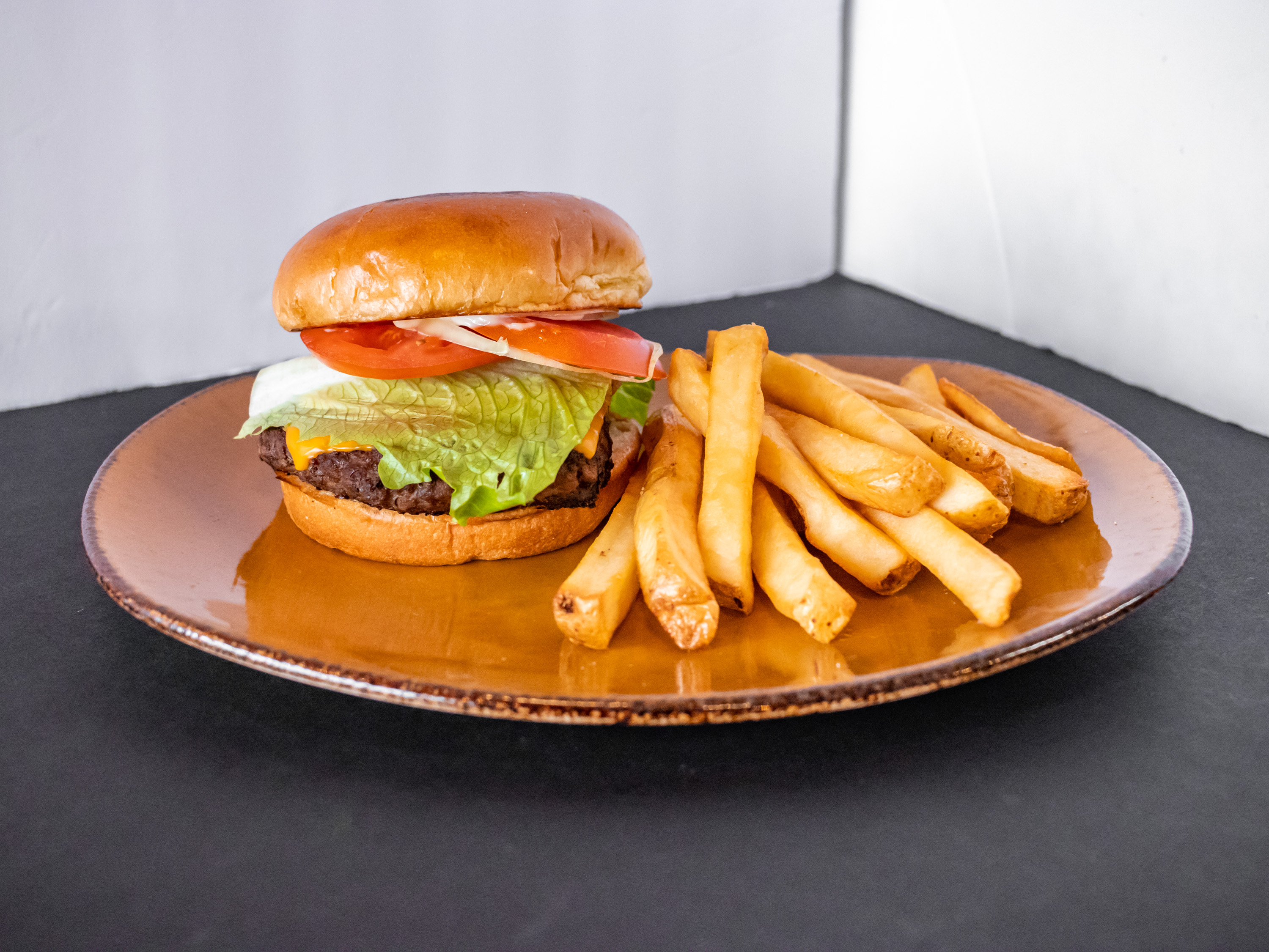 Order Steel House Burger food online from STEEL HOUSE BAR & GRILL store, Houston on bringmethat.com