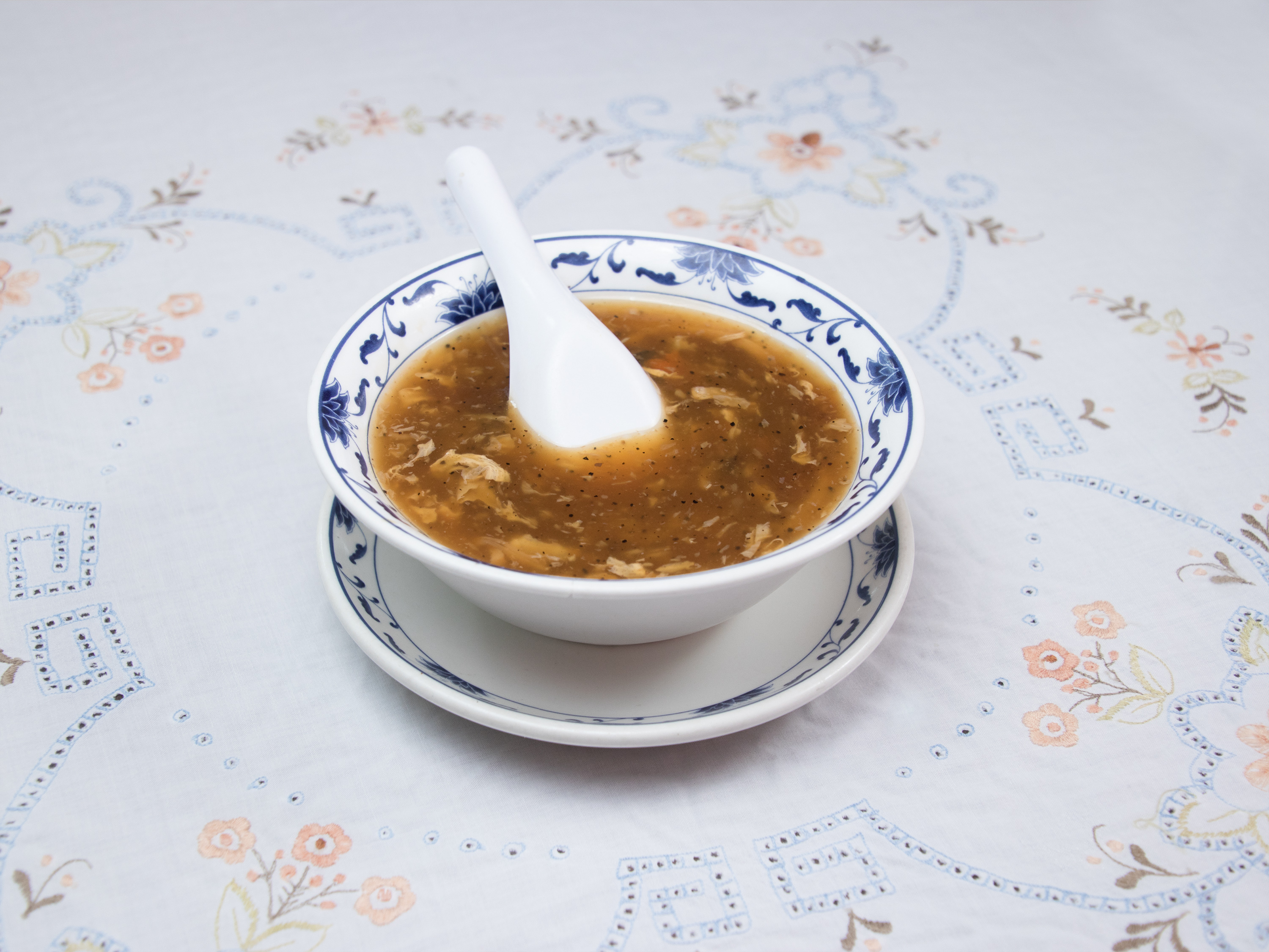 Order Hot and Sour Soup food online from Big Joy Chinese Restaurant store, Stone Mountain on bringmethat.com