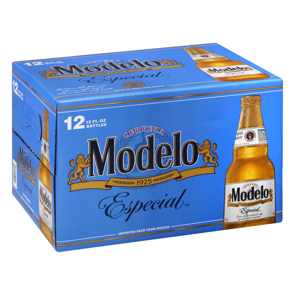 Order Modelo Especial beer 12 Pack Bottle food online from Mirage Wine & Liquor store, Palm Springs on bringmethat.com
