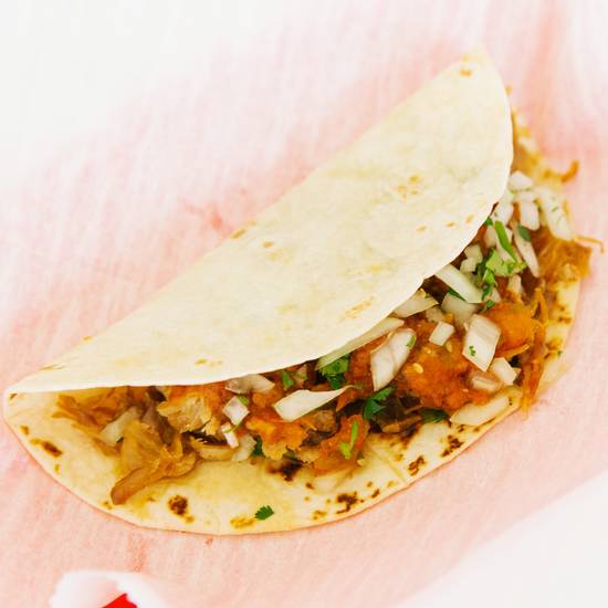 Order Carnita Taco food online from Taqueria Del Sol store, Nashville on bringmethat.com