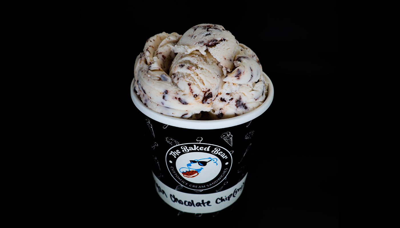 Order Vegan Chocolate Chip Pint food online from The Baked Bear store, San Diego on bringmethat.com