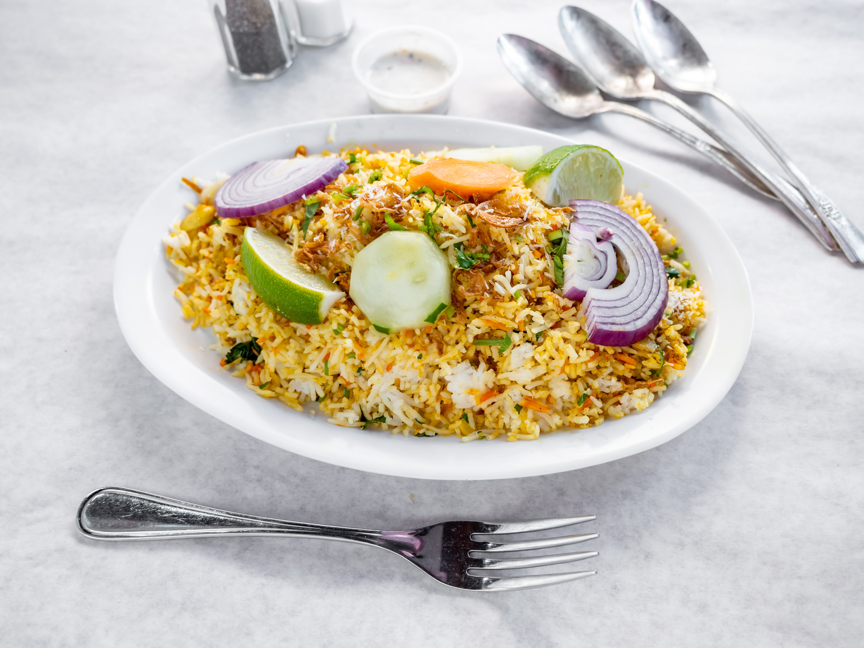 Order Chicken Biryani food online from Tandoori of India store, Philadelphia on bringmethat.com