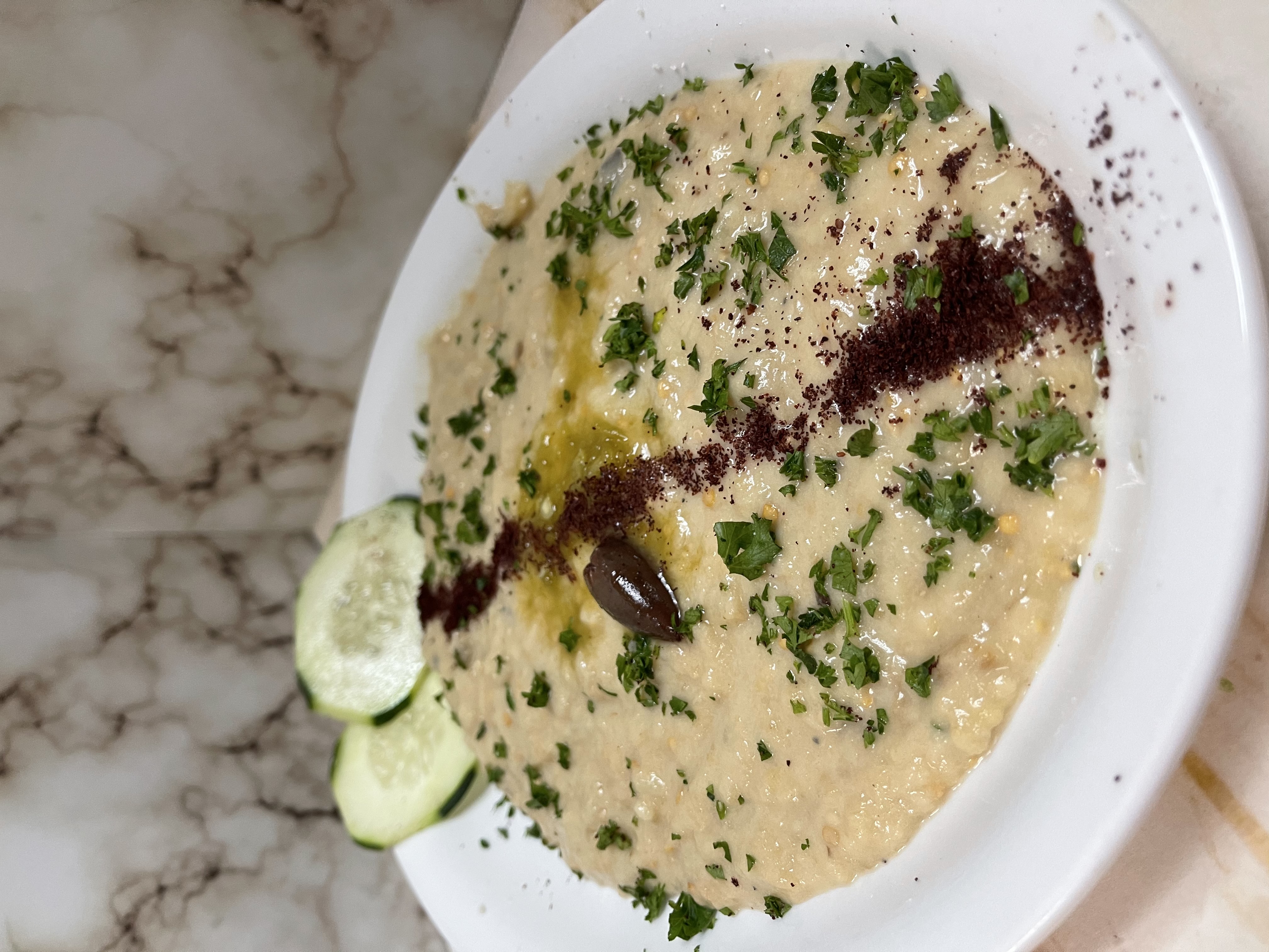 Order Baba Ghanoush food online from Yasmines Cafe store, Albuquerque on bringmethat.com