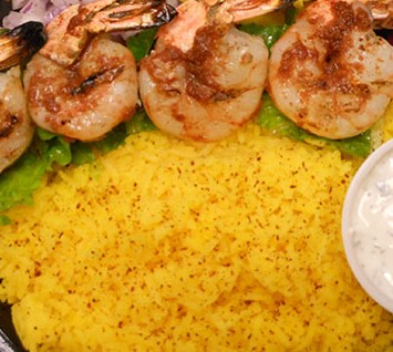 Order shrimp over rice food online from New York Fried Chicken & Pizza store, Wilmington on bringmethat.com