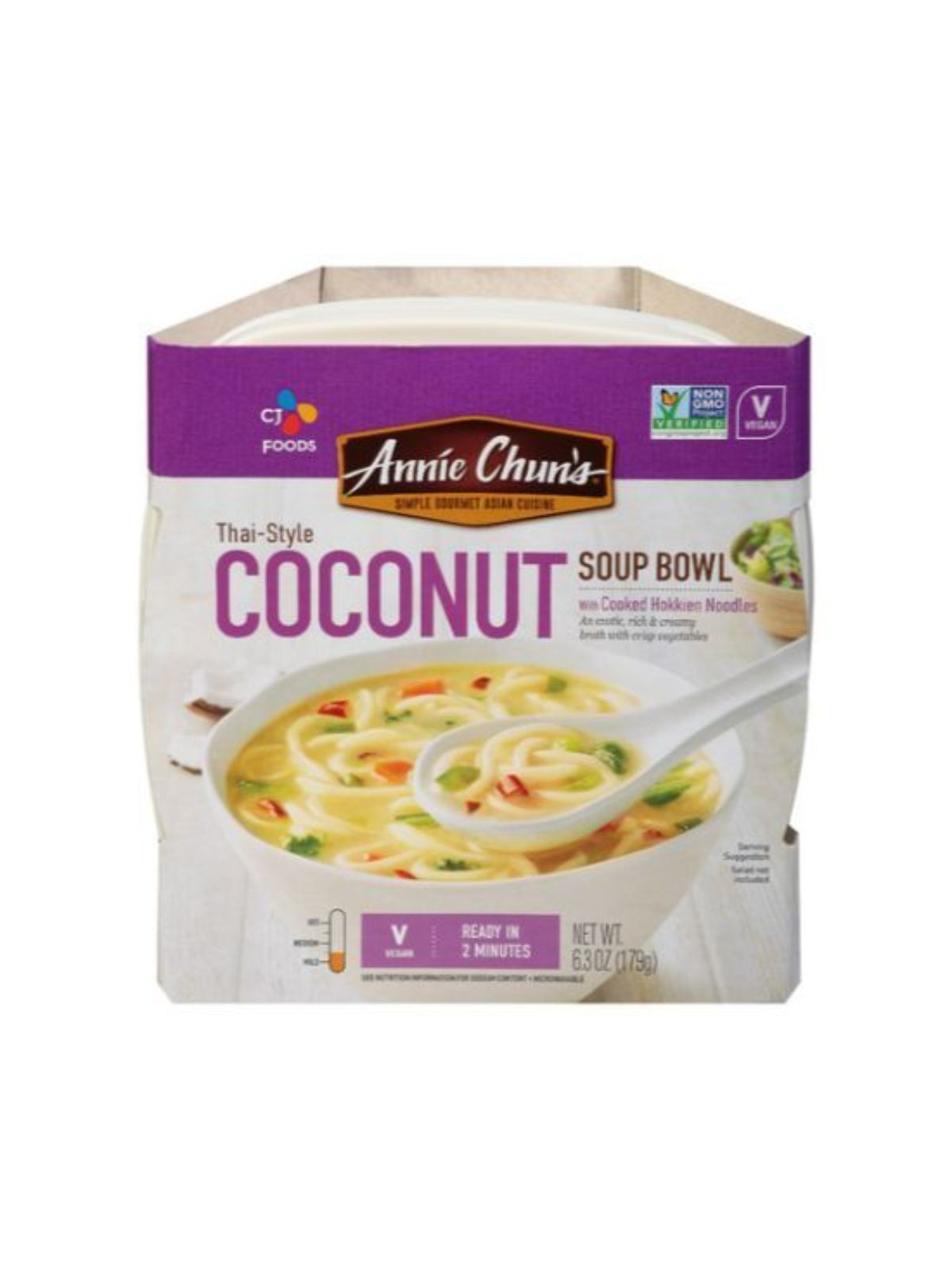 Order Annie Chun's Thai Style Coconut Soup Bowl (6.3 oz) food online from Stock-Up Mart store, Marietta on bringmethat.com