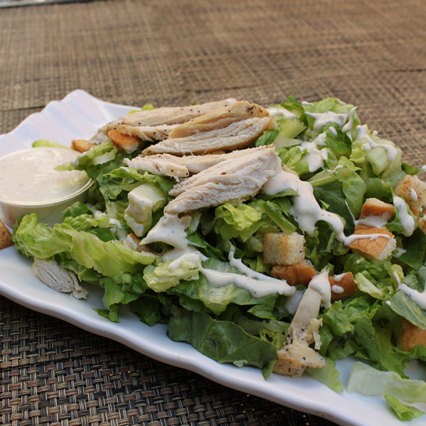 Order Chicken Caesar Salad food online from QQ Cafe store, Los Angeles on bringmethat.com