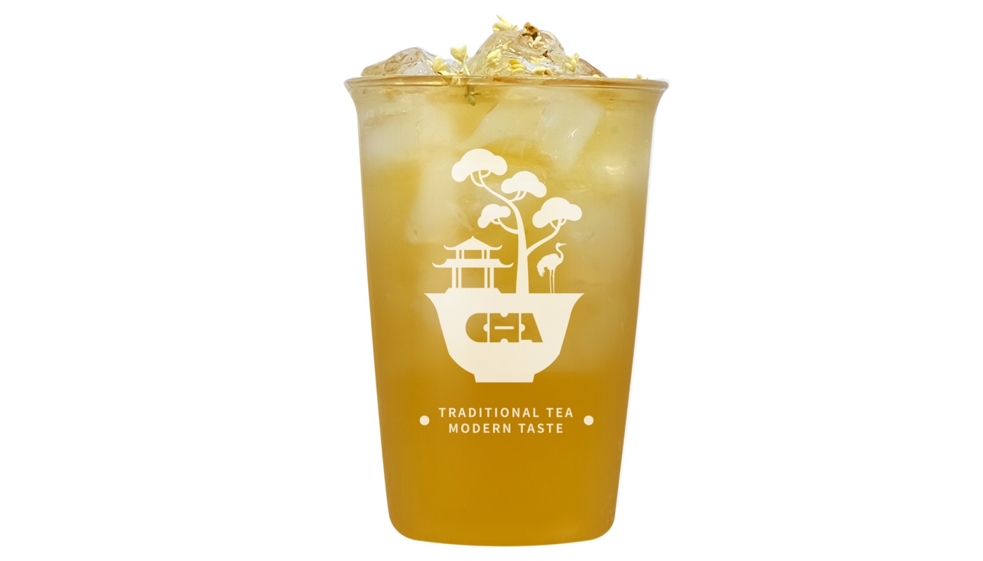 Order Refreshing Peach Oolong Cha food online from Cha Redefine store, Los Angeles on bringmethat.com