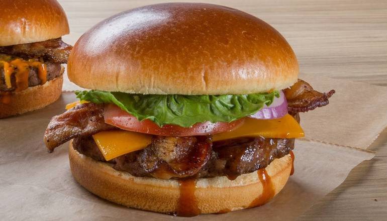 Order Texas Smokehouse Burger food online from Wing Zone - Athens store, Athens on bringmethat.com
