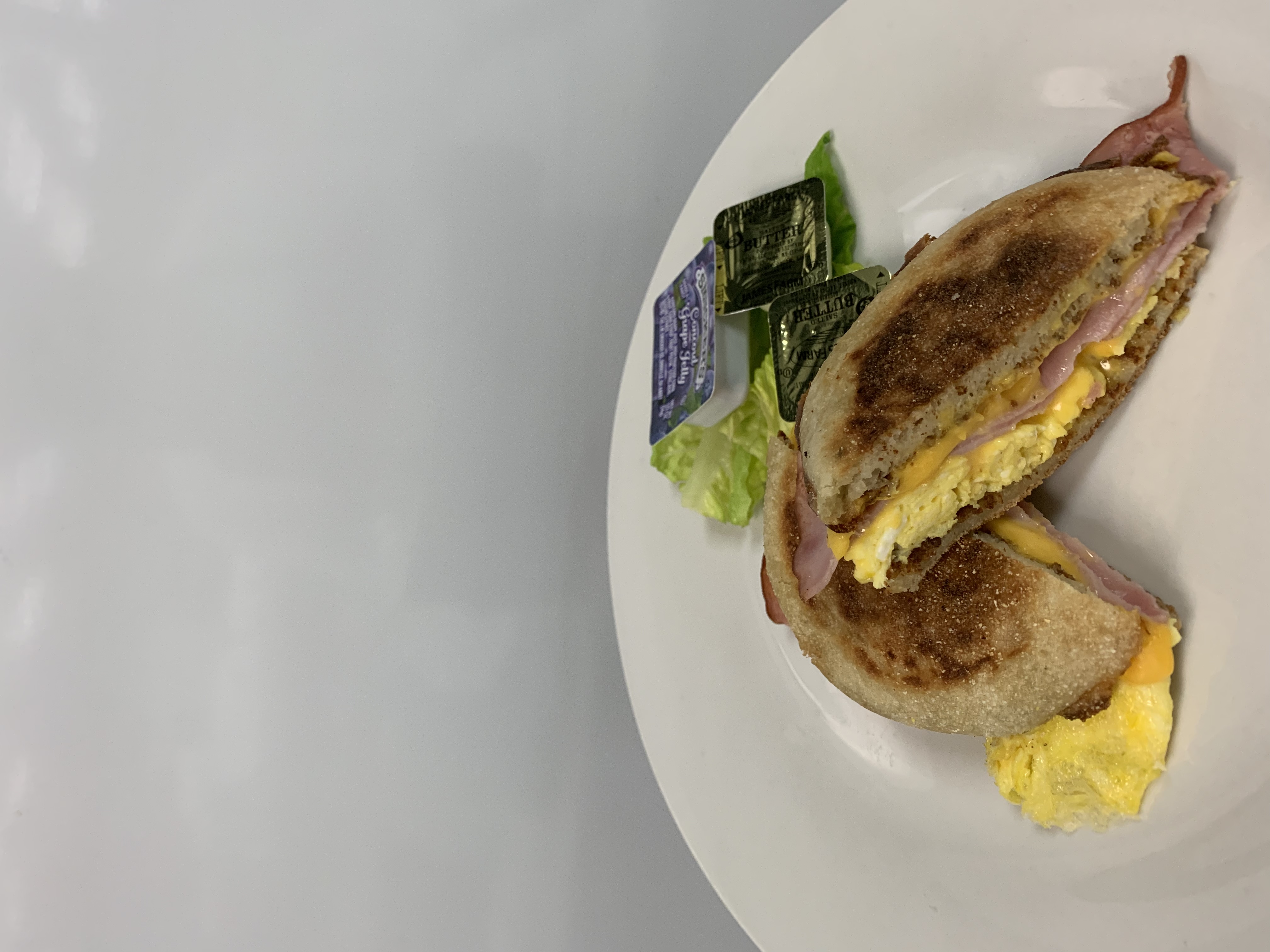 Order Ham, Egg & Cheese Breakfast Sandwich food online from Westbury Deli store, Henrico on bringmethat.com