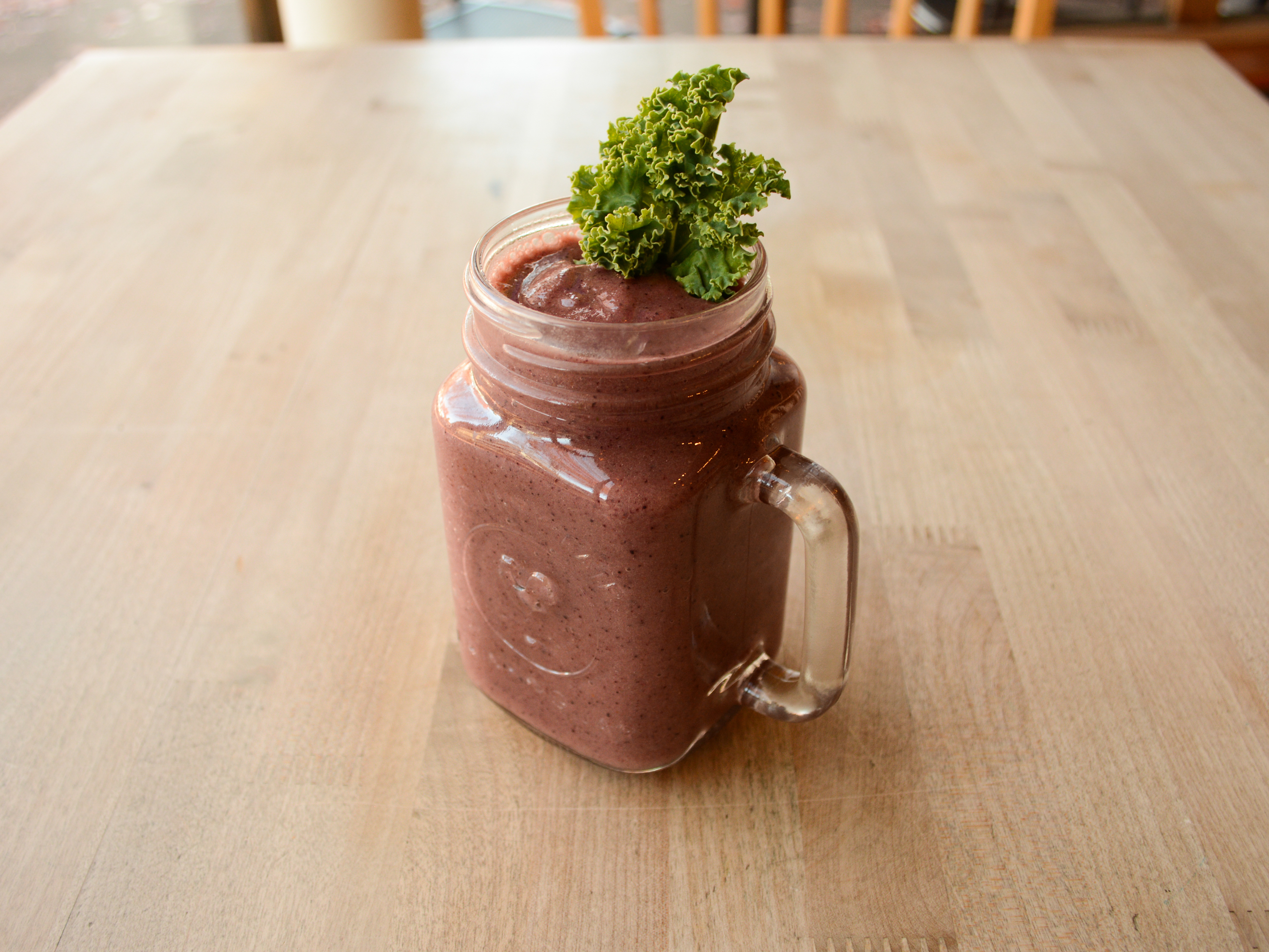Order Kale For Breakfast Smoothie food online from Chaco Canyon Bakery Cafe store, Seattle on bringmethat.com
