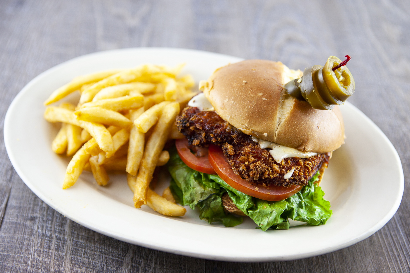 Order Spicy Chicken Sandwich food online from Fitz's store, University City on bringmethat.com