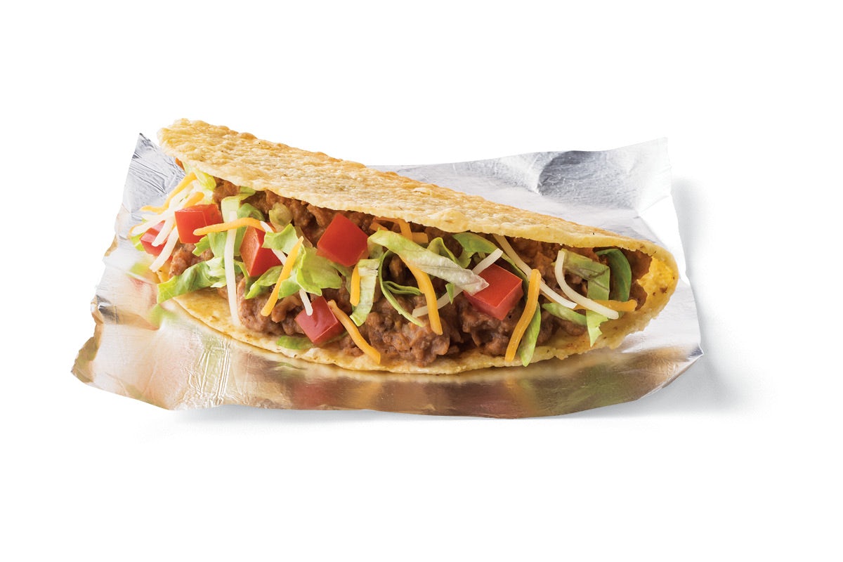 Order Ground Beef Taco - Crispy Shell food online from Taco Cabana 20239 store, Fort Worth on bringmethat.com