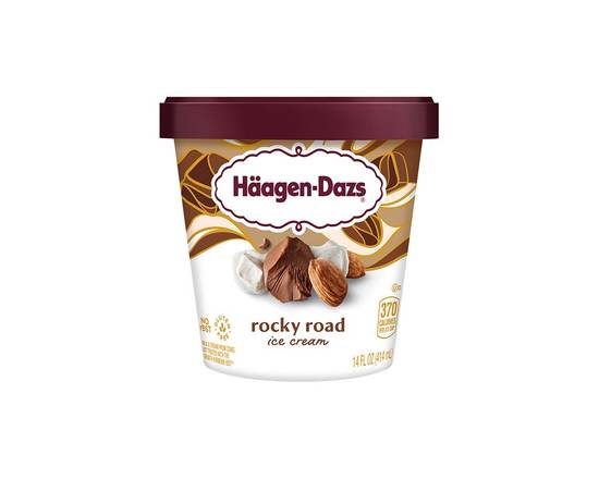 Order Haagen-Dazs Rocky Road Pint food online from Extramile store, Thousand Oaks on bringmethat.com