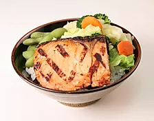 Order Grilled Salmon and Veggie Bowl food online from Fuji Grill store, Orange on bringmethat.com