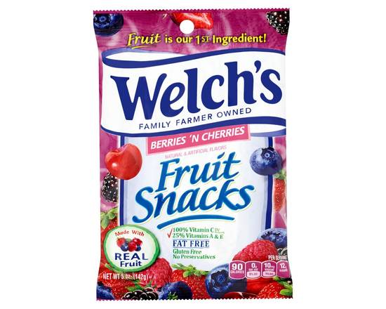 Order Welchs Frt Snk Berries & Cherries 5oz food online from Rocket store, Ontario on bringmethat.com