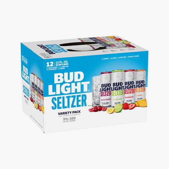 Order BudLight Seltzer 12pk food online from Goodie Liquor And Wine store, Santa Monica on bringmethat.com