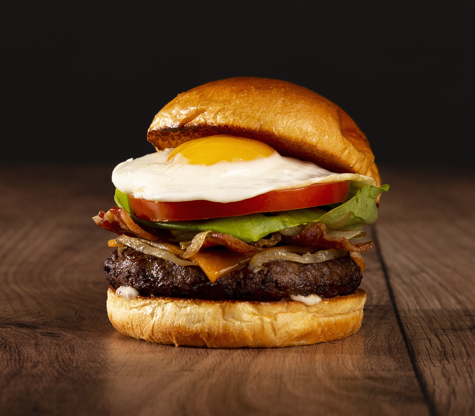 Order The Breakfast Burger food online from Pizza Wiz store, San Francisco on bringmethat.com
