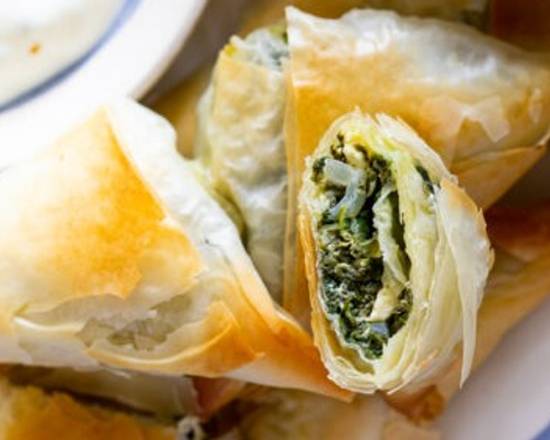 Order Spanakopita food online from George's Greek Grill-Fig at 7th store, Los Angeles on bringmethat.com